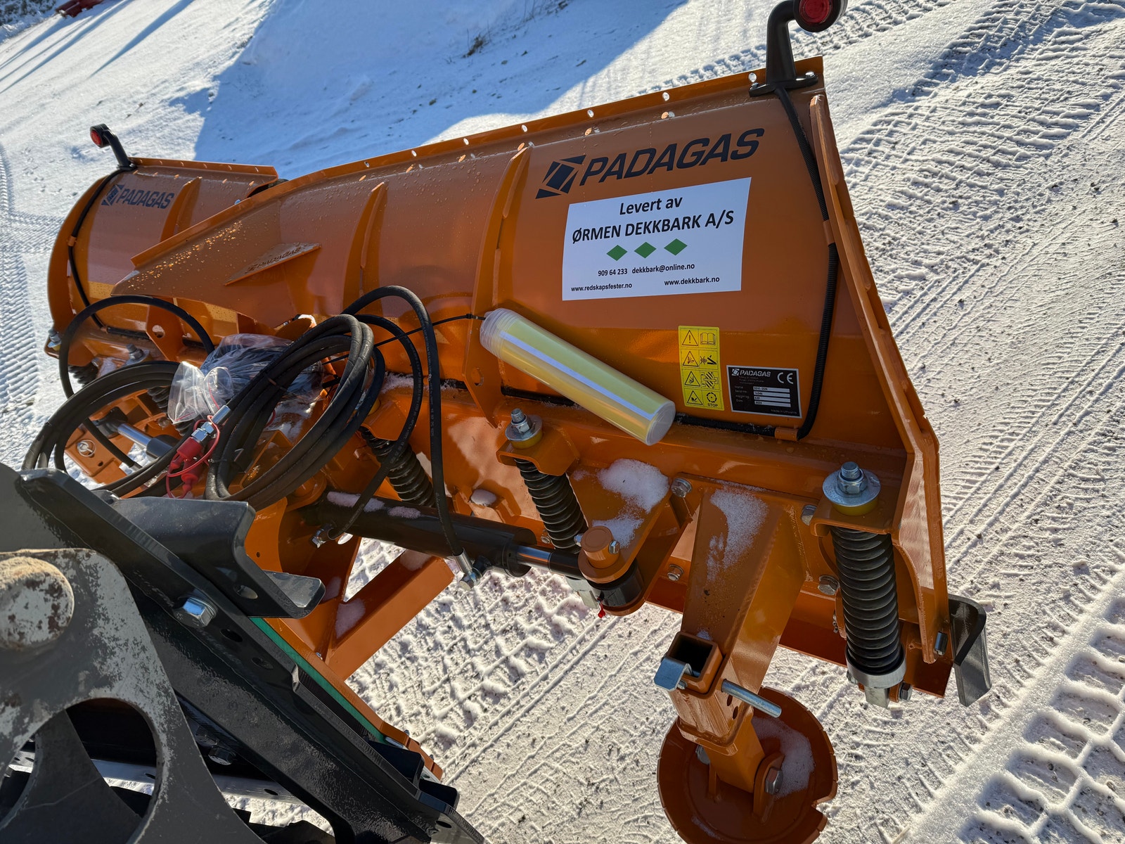 Padagas snøplog semi-tung kl. SSVL-2,5M - Image 3